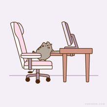 Pusheen Keyboard Gif